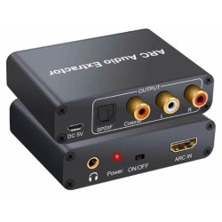 HDMI ARC audio extractor. Adaptor, convertor digital la analog. Pret.
